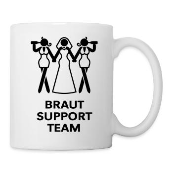 Braut Support Team (Junggesellinnenabschied / JGA) - Tasse - Weiß - Rechts