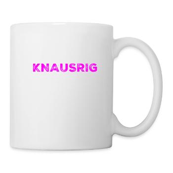 Geldgeil - Tasse - Weiß - Rechts