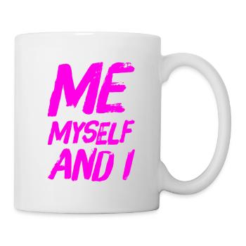 moi et moi - Mug blanc - blanc - Droite