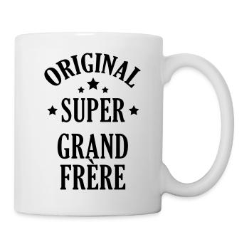 Bruder Brother Baby Geburtstag Geburt Familie - Tasse - Weiß - Rechts