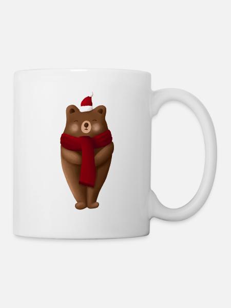 Noël Ours Christmas - Mug blanc - blanc