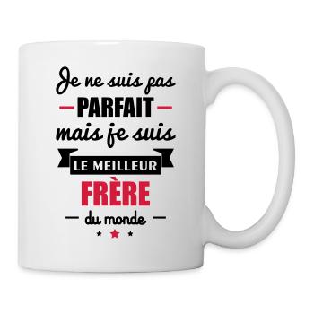 Pas parfait meilleur frère du monde - Mug blanc - blanc - Droite