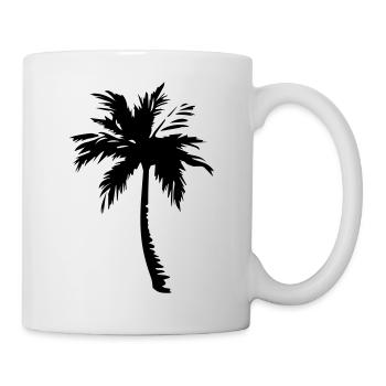 palm tree - Tasse - Weiß - Rechts