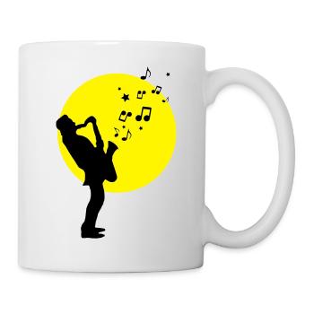 Musik - Musiker Jazz - Tasse - Weiß - Rechts