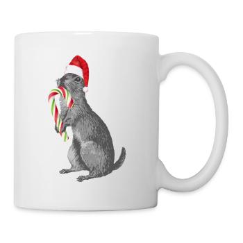Christmas weasel - Mug - white - Right