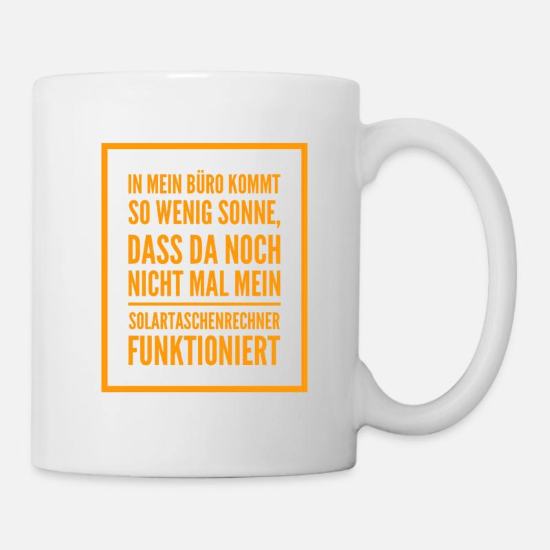 schattiges Büro - Tasse - Weiß