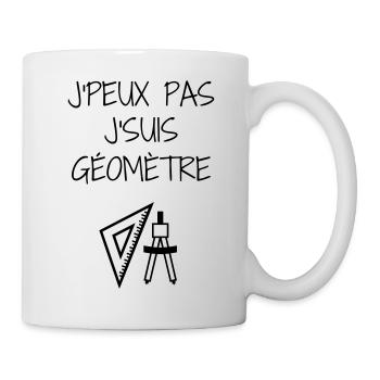 Vermesser / Vermesserin / Topographie / Tiefbau - Tasse - Weiß - Rechts