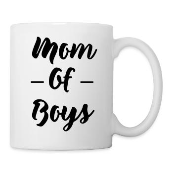 Mom of boys - Mug - white - Right