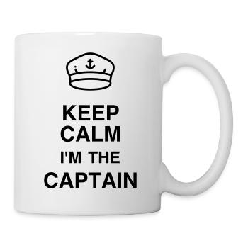 Seemann / Boot / Seebär / Segelboot - Tasse - Weiß - Rechts