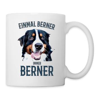 Berner Sennenhund Bern Geschenk Hundehalter - Tasse - Weiß - Rechts