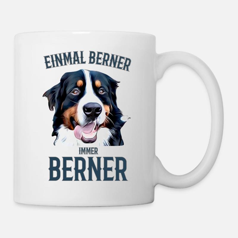 Berner Sennenhund Bern Geschenk Hundehalter - Tasse - Weiß