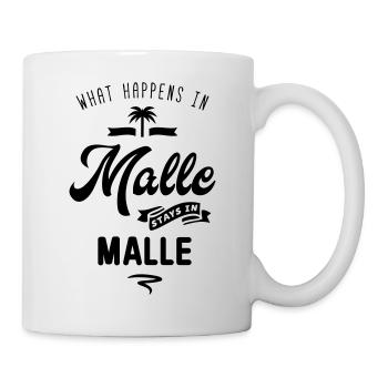 malle happens stays - Tasse - Weiß - Rechts