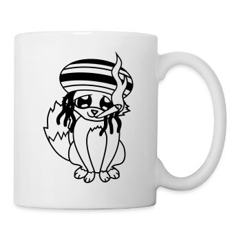 weed hemp joint weed drugs jamaica reggae rasta ca - Mug - white - Right