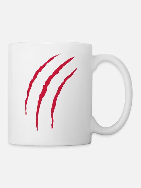 kratzer design - Tasse - Weiß