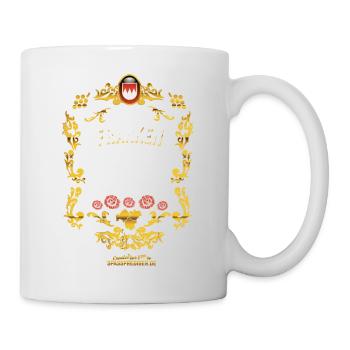 Franken Spruch Über Franken lacht die Sonne - Tasse - Weiß - Rechts
