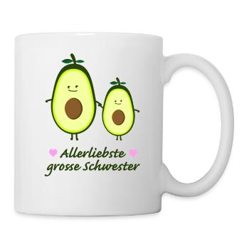 Allerliebste große Schwester - Tasse - Weiß - Rechts