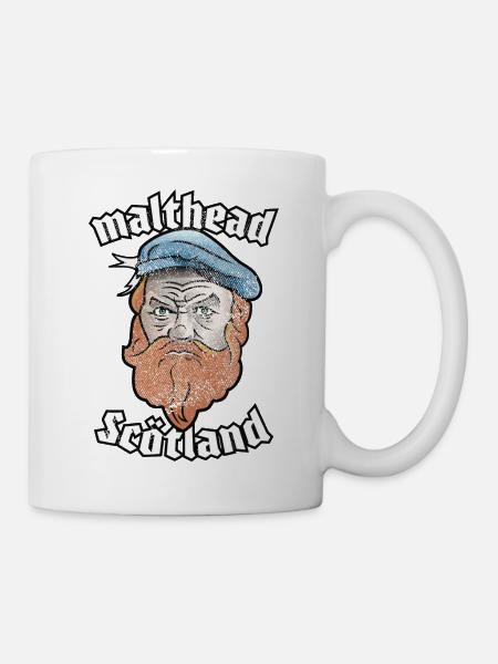 Malthead Scötland - Tasse - Weiß