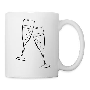 sekt design glasses - Tasse - Weiß - Rechts
