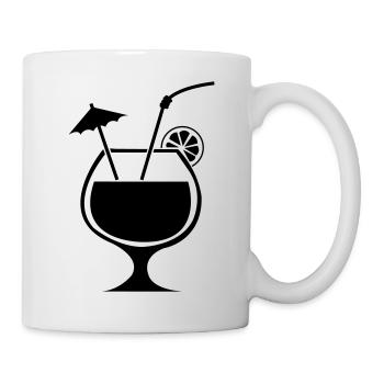 cocktail - Tasse - Weiß - Rechts