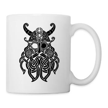 Rune Celts symbol gift mythology Viking Odi - Mug - white - Right