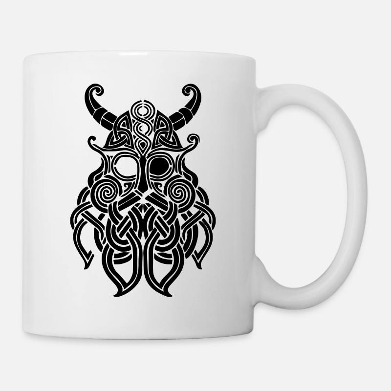 Rune Celts symbole cadeau mythologie Viking Odi - Mug blanc - blanc