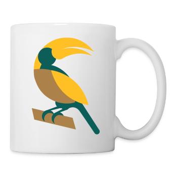 Geometric toucan - Mug - white - Right
