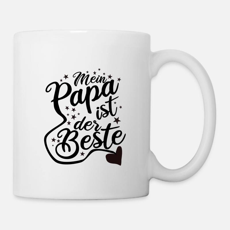 Mein Papa ist der Beste - Tasse - Weiß