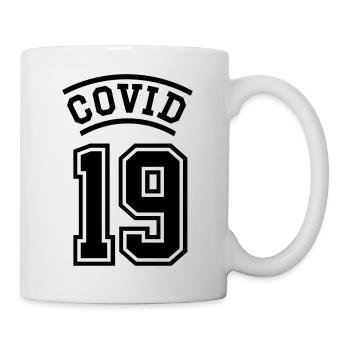 Covid-19 Funny Corona Quarantine Shirt Number - Mug - white - Right