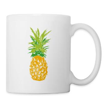 Pineapple scribble - Mug - white - Right