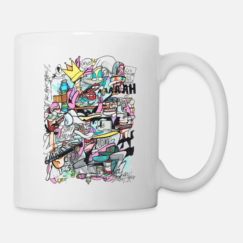 Exclusif design 2020 B - Mug blanc - blanc