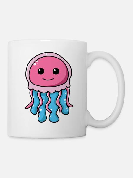 méduse - Mug blanc - blanc