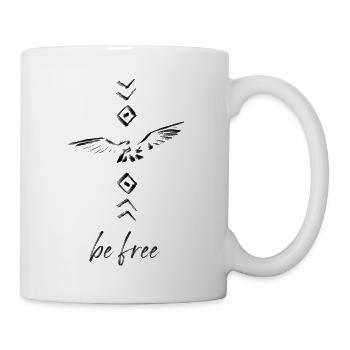 be free - Mug - white - Right
