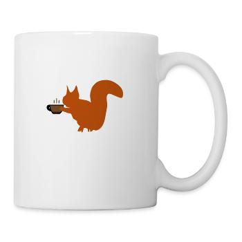 Good Morning Coffee Squirrel Good Morning - Mug - white - Right