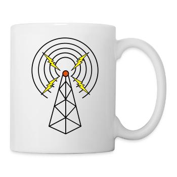 Tower Ham Radio - Tasse - Weiß - Rechts