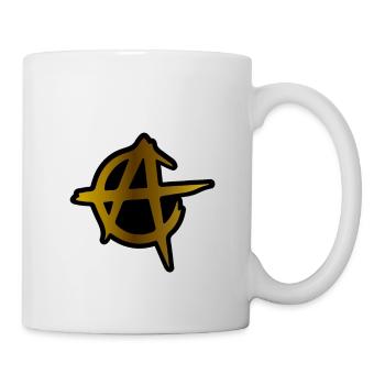 Anarcho Capitalism Symbol - Mug - white - Right
