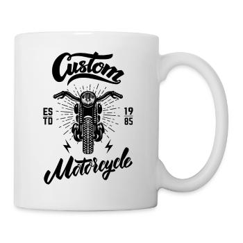 Custom motorcycle - Mug - white - Right