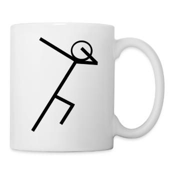 Stickman dabbing - Mug - white - Right