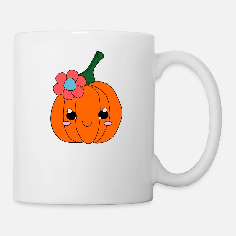 Citrouille d'Halloween. - Mug blanc - blanc