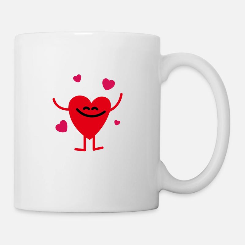 Herz - Tasse - Weiß