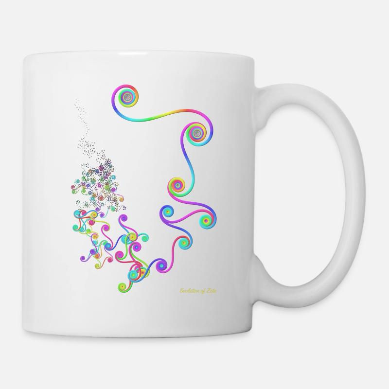 Evolution of Zeta - very colorful and in the 3: 2 format - Mug - white