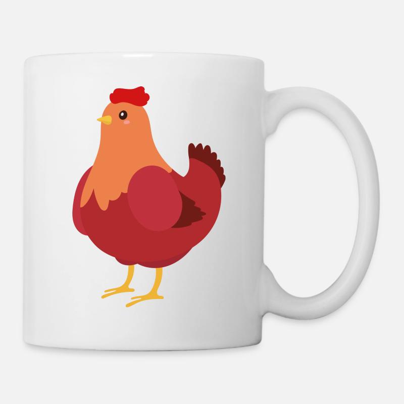 Henne - Tasse - Weiß