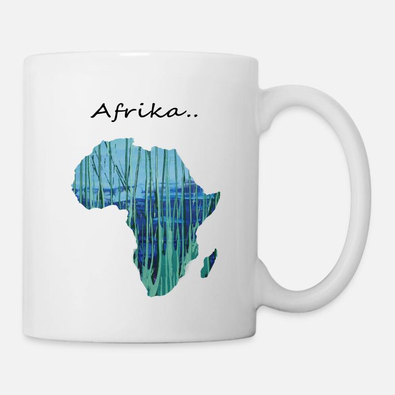 Afrika Art .. - Tasse - Weiß