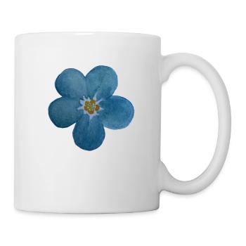 Oublie-moi pas fleurir - Mug blanc - blanc - Droite