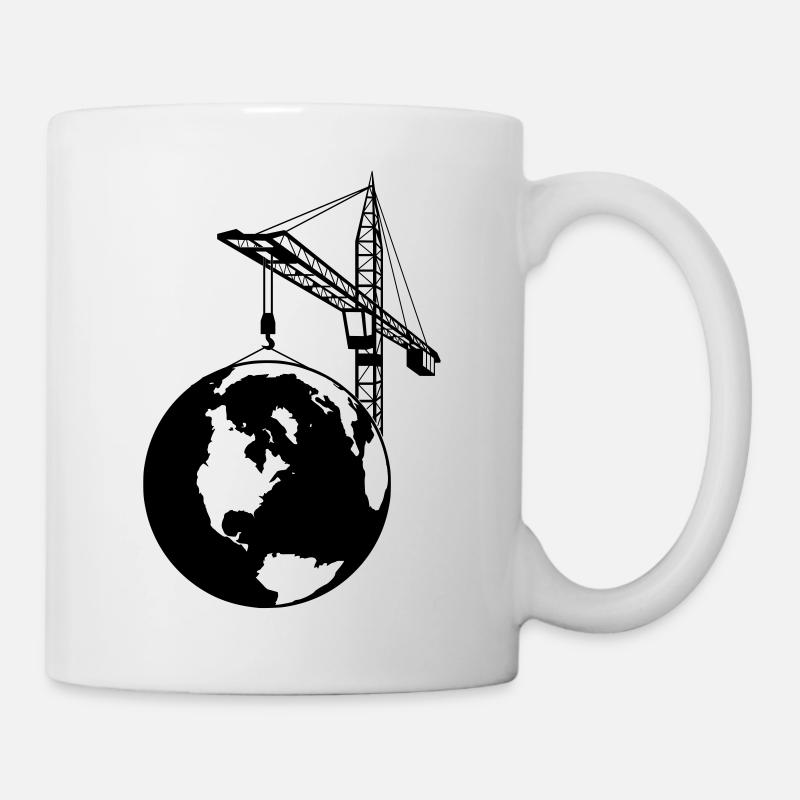 I love cranes! - Mug - white