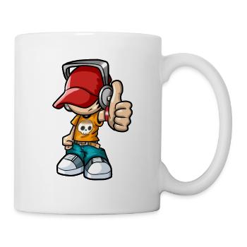Skater Boy - Tasse - Weiß - Rechts