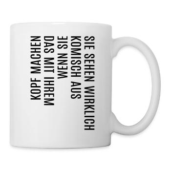 drôles cool drôles dictons dire drôles drôles - Mug blanc - blanc - Droite