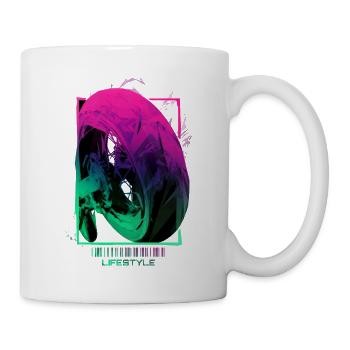 Supermoto Lifestyle Motorcycle Gift - Mug - white - Right