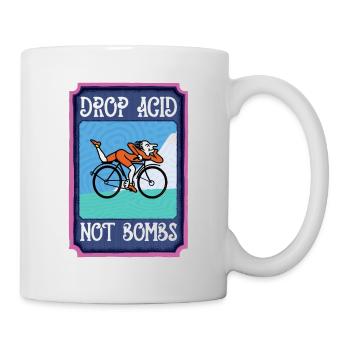 LSD Drop Acid Not Bombs - Mug - white - Right