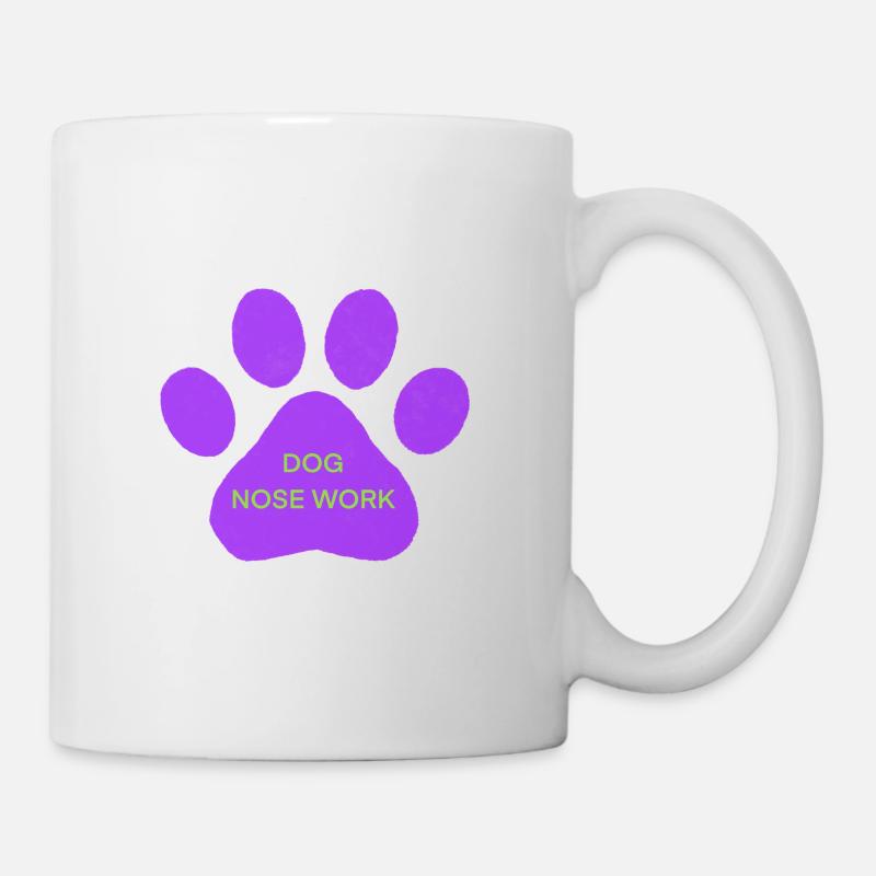 NOSE Chien de travail - Mug blanc - blanc