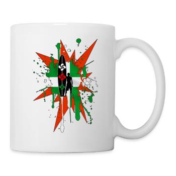 Baskisches Surfen - Tasse - Weiß - Rechts
